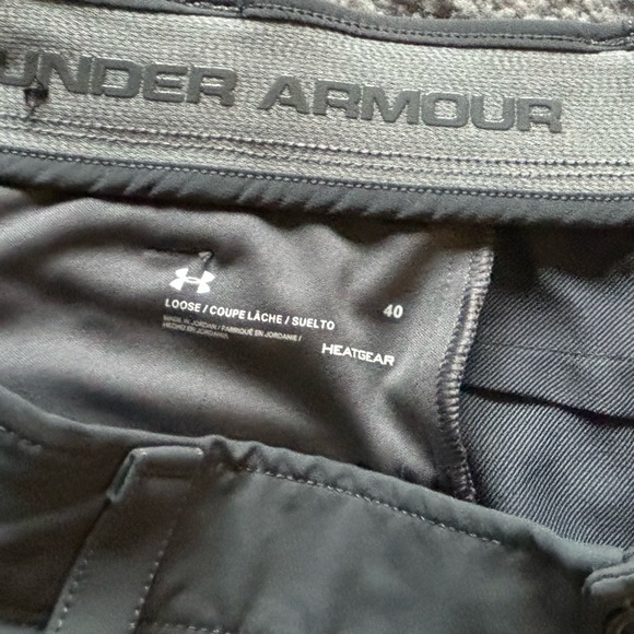 Under Armor Men’s Grey Comfort Waistband, Loose, DriFit Golf Shorts, Siz… - Picture 7 of 10
